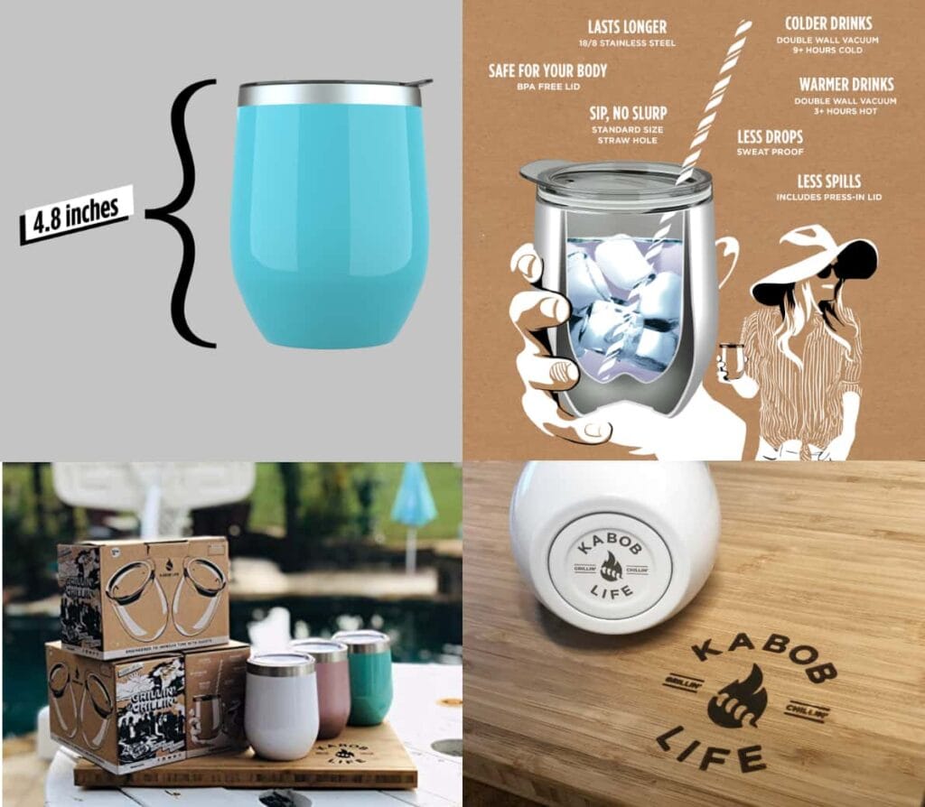 Kabob Life menu design and branding materials