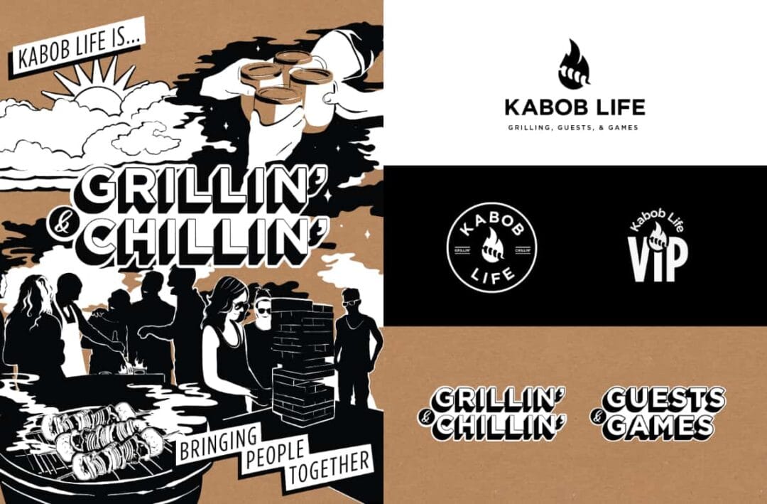 Kabob Life packaging and visual identity